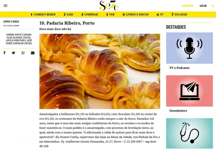 Les meilleurs croissants de Porto