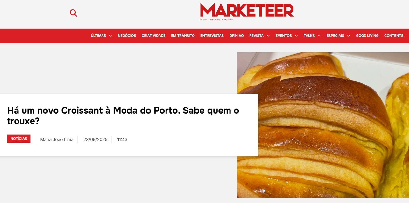 Un nouveau Croissant à la mode de Porto. Savez-vous qui l’a apporté ?